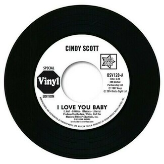 I Love You Baby / In Your Spare Time by Cindy Scott