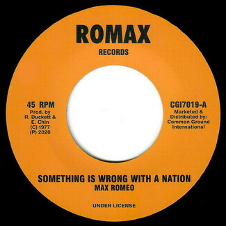 Something Is Wrong With A Nation by Max Romeo
