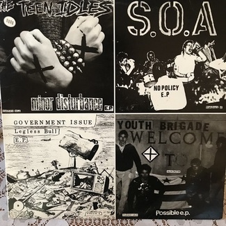 Four Seven Inches on a Twelve Inch Teen Idles/State of Alert/Government Issue/Youth Brigade by Various ‎