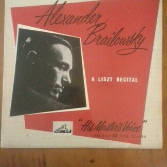 Alexander Brailowsky A Liszt recital by Franz Liszt