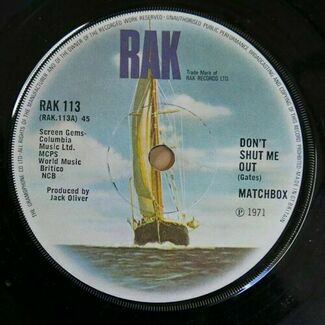 Don't Shut Me Out / Rod by Matchbox