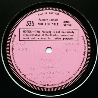 No Panic [ Factory Sample ] by Udo Lindenberg