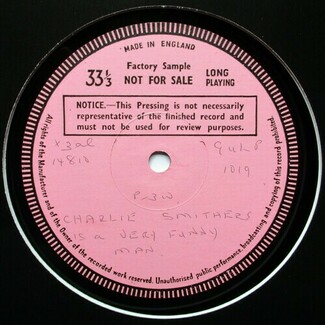 Charlie Smithers Is a Very Funny Man (Factory Sample) by Charlie Smithers