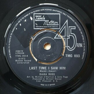 Last Time I Saw Him by Diana Ross
