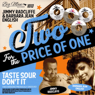 Taste Sour Don't It / Taste Sour Don't It by Jimmy Radcliffe / Barbara Jean English