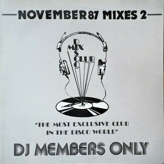 DMC November 87 Mixes 2 by Various