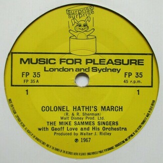 Colonel Hathi's March / When I See An Elephant Fly by Mike Sammes Singers / Clive Peterson