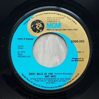 Great Balls Of Fire by Mae West