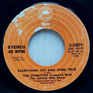 Everything You Said Came True by The Otisettes