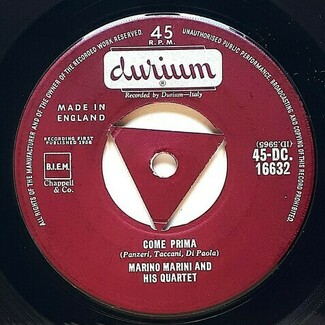 Come Prima / Volare (Nel Blu Dipinto Di Blu) by Marino Marini And His Quartet