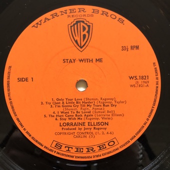Stay With Me by Lorraine Ellison