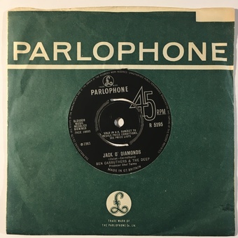 Jack O'Diamonds / Right Behind You by Ben Carruthers and The Deep