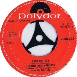 Good For You / Tomorrow It Might Rain by Tennent & Morrison